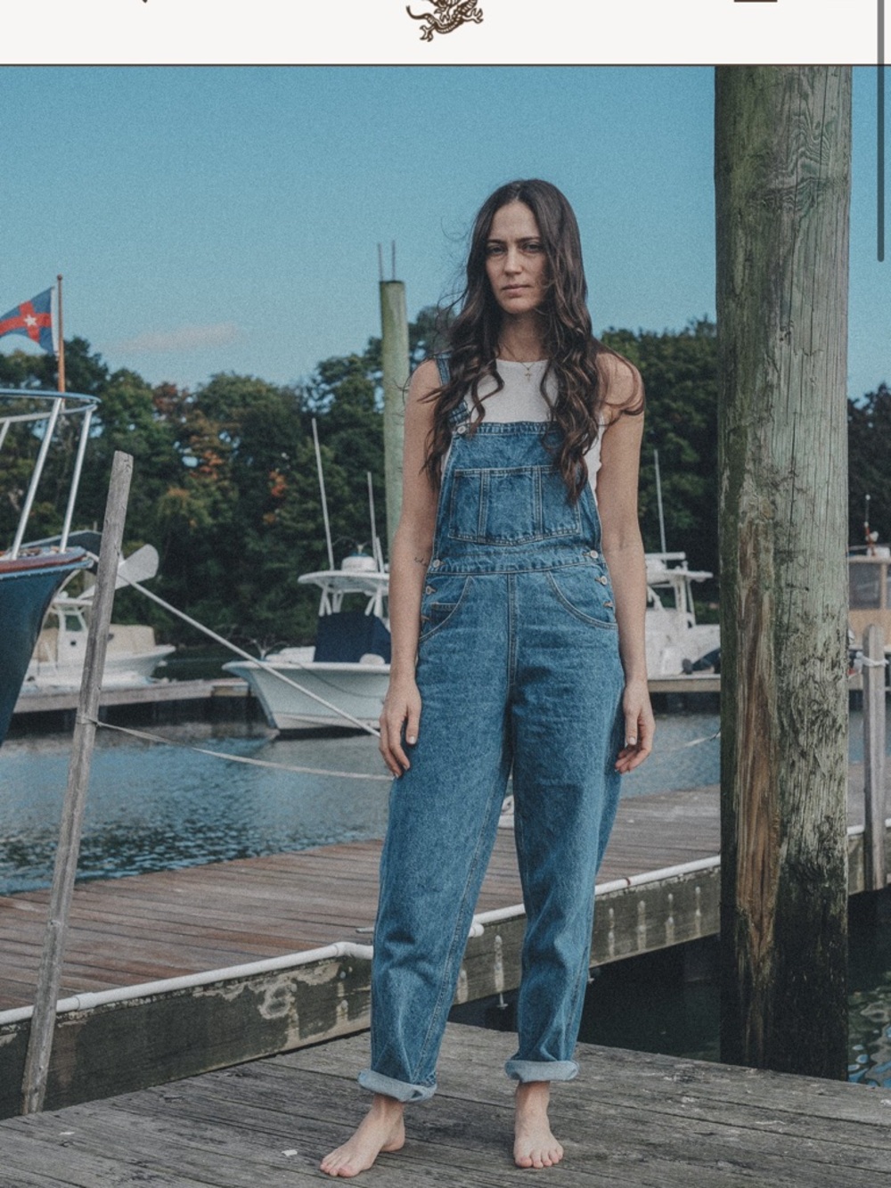 Women's Blue Denim Overalls - Relaxed Fit Jeans Overalls